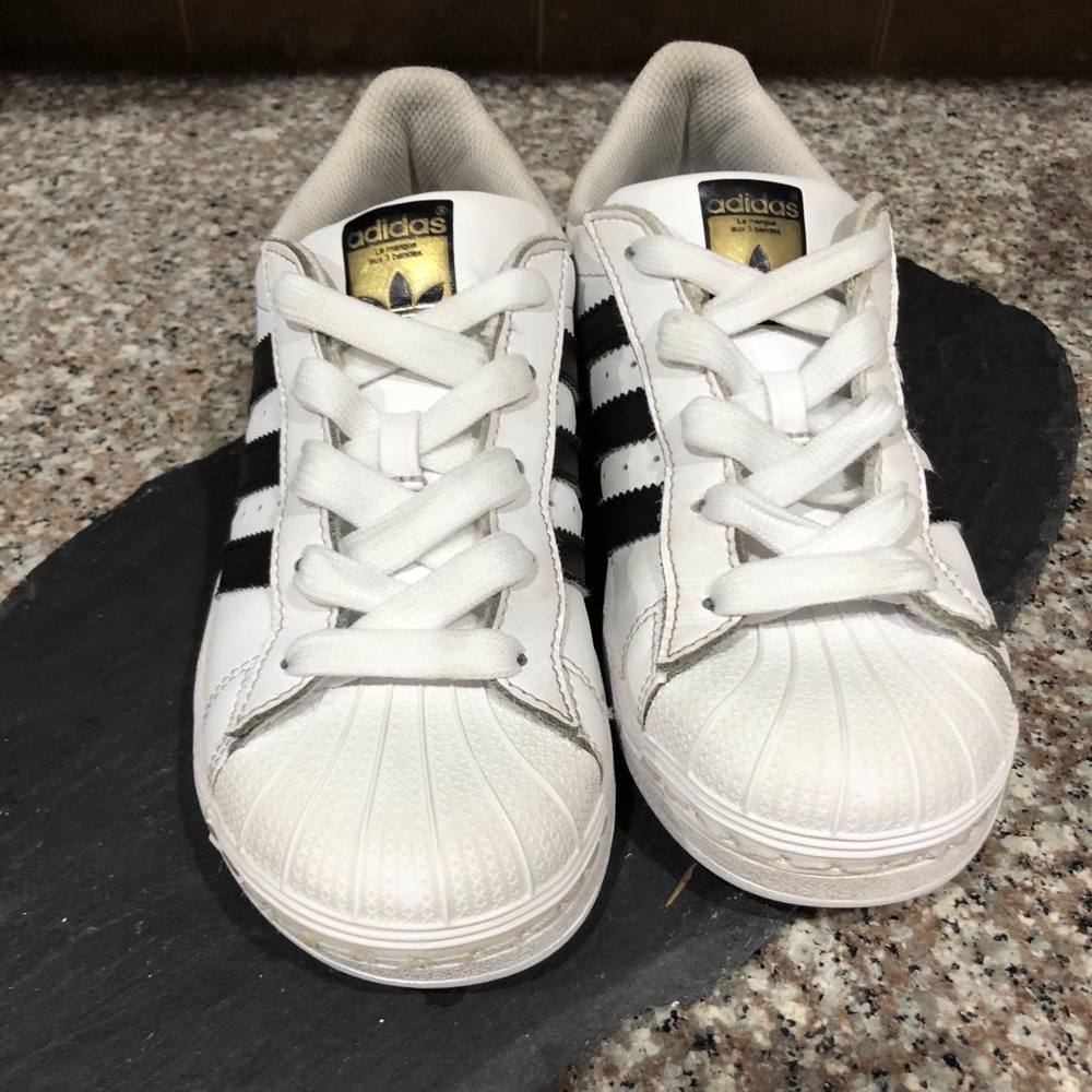 Boys Adidas Superstars